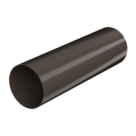 Труба водосточная 1500мм Verat (82 Темно-коричневый (RAL8019) )