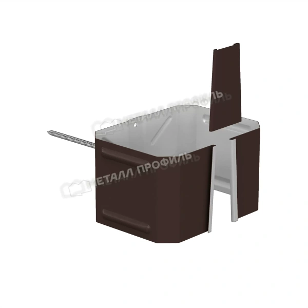 Держатель трубы на кирпич 76х102 МеталлПрофиль