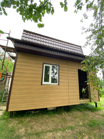 Виниловый сайдинг Grand Line Natural-брус S7 (Клен Tundra)