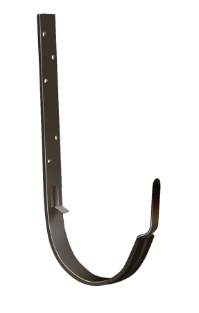 Крюк крепления желоба длинный 125 мм металлический Grand Line (125 Темно-коричневый (RR32)  )