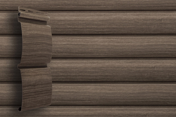 Виниловый сайдинг Grand Line Блок-хаус D4.8