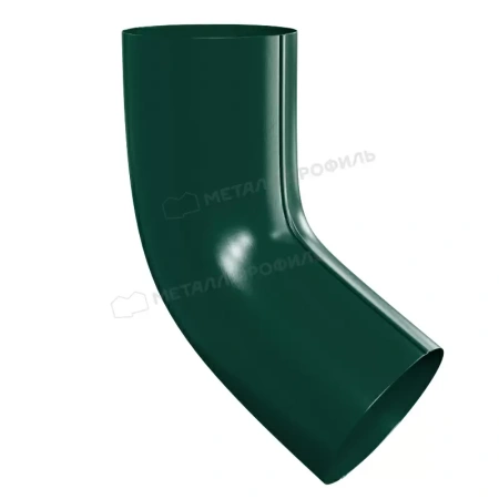 Колено трубы сливное МеталлПрофиль (100 Зеленый (RAL6005)  )