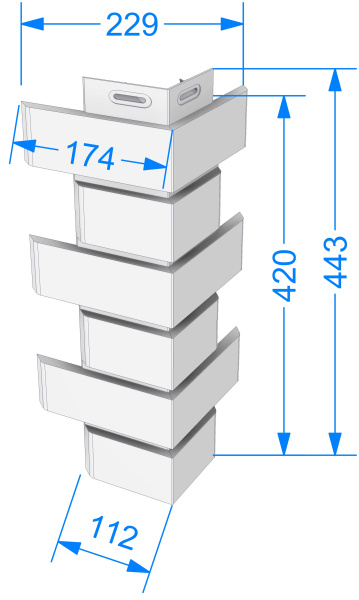 Угол наружный Docke FLEMISH