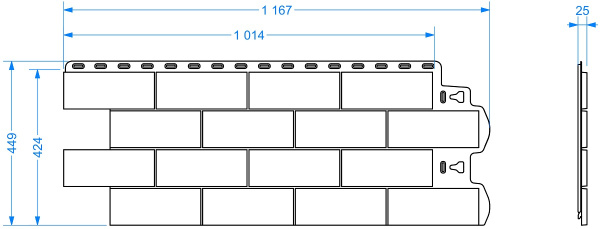 Фасадная панель Docke DUFOUR Фасадная панель Docke DUFOUR
