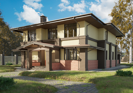 Мягкая кровля Docke Евразия (Eurasia) Шестигранник (Красный )