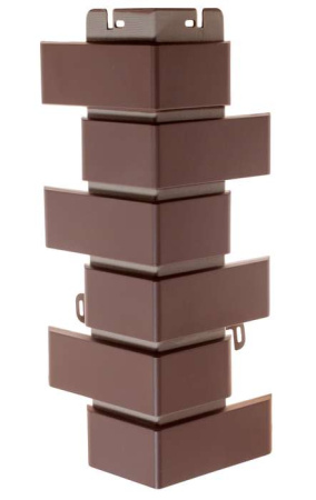 Наружный угол Альта Профиль Кирпич клинкерный (Коричневый )