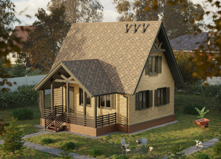 Мягкая кровля Docke Евразия (Eurasia) Лабиринт (Светло-коричневый )