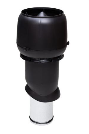Вентиляционный выход изолированный Vilpe (Черный (RAL9005) 160 500)