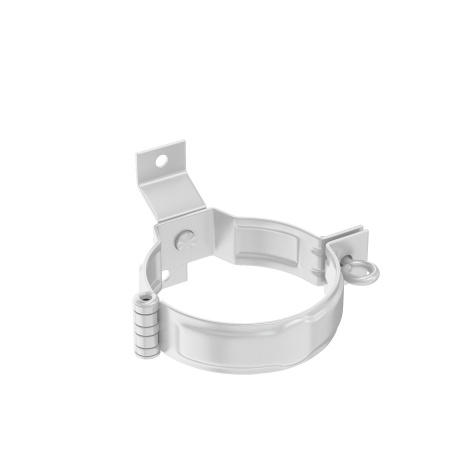 Декоративный хомут трубы под дерево Aquasystem (90 Белый (RR20)  )