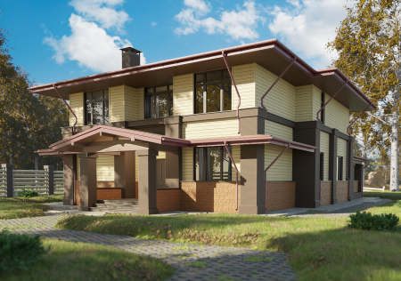 Мягкая кровля Docke Евразия (Eurasia) Шестигранник (Коричневый )