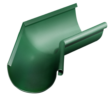 Угол желоба внутренний 135° металлический Grand Line (125 Зеленый (RAL6005)  )