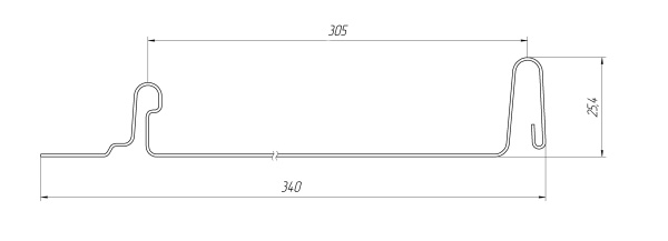 Фальцевая кровля Grand Line Кликфальц Mini GreenCoat Pural