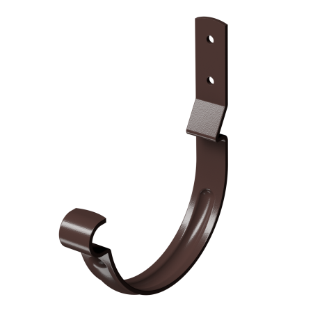 Карнизный крюк короткий металлический 65мм Docke (125 Темно-коричневый (RAL8019)  )