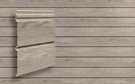 Виниловый сайдинг VOX Клееный брус Nature (Дуб мореный )