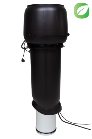 Кровельный вентилятор Vilpe E220P  (Черный (RAL9005) 160 700)