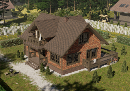 Мягкая кровля Docke Евразия (Eurasia) Лабиринт (Коричневый )