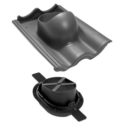 Проходной элемент Vilpe Tiili 2K  (Антрацит   )