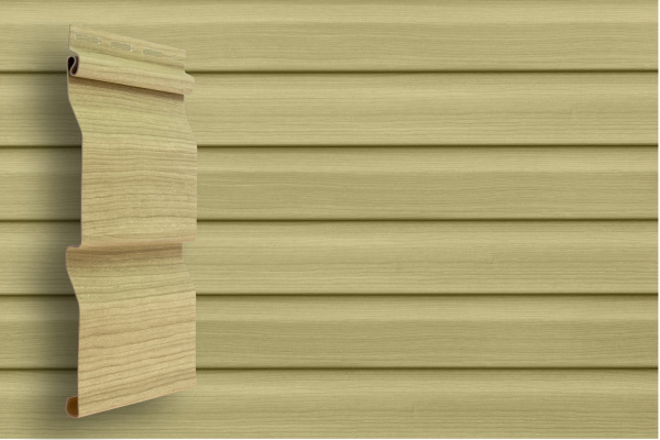 Виниловый сайдинг Grand Line Корабельный брус D4