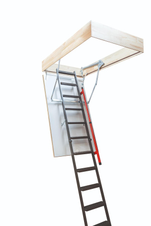 Чердачная лестница для высоких потолков металлическая Fakro LMP 