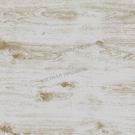 Софит металлический МеталлПрофиль ECOSTEEL матовый ( Беленый дуб Без перфорации  )