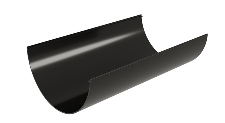 Желоб водосточный пластиковый 3000мм Grand Line (120 Черный (RAL9005) )