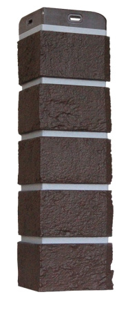 Угол наружный Grand Line Состаренный кирпич (Шоколадный Премиум)