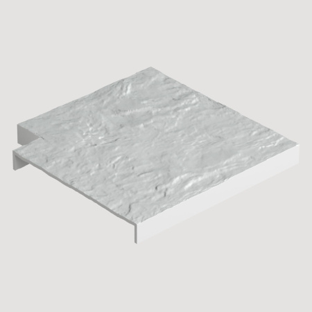 Угловая накладка для бордюра Docke (Белый )