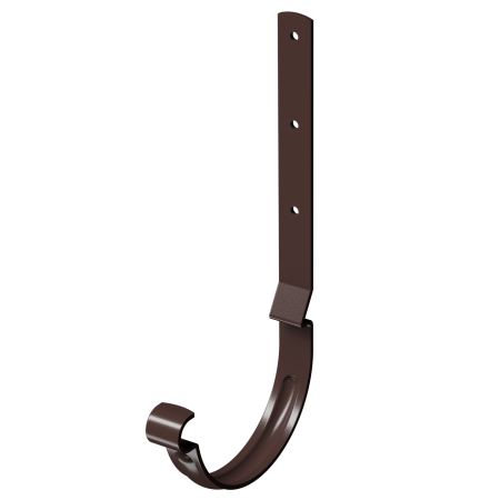Карнизный крюк длинный металлический 190мм Docke (125 Темно-коричневый (RAL8019)  )