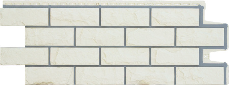 Фасадная панель Grand Line Колотый камень (Пломбирный Премиум)