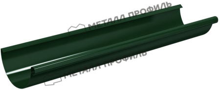 Желоб водосточный 3000 мм МеталлПрофиль (125 Зеленый (RAL6005)  )