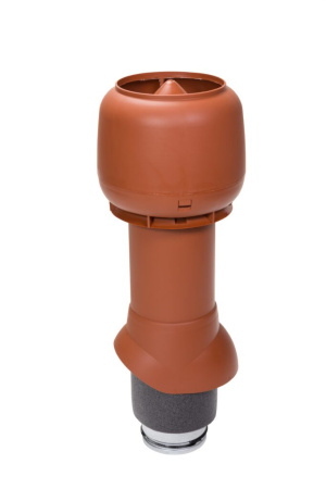 Вентиляционный выход изолированный Vilpe (Кирпичный (RAL8004) 125 500)