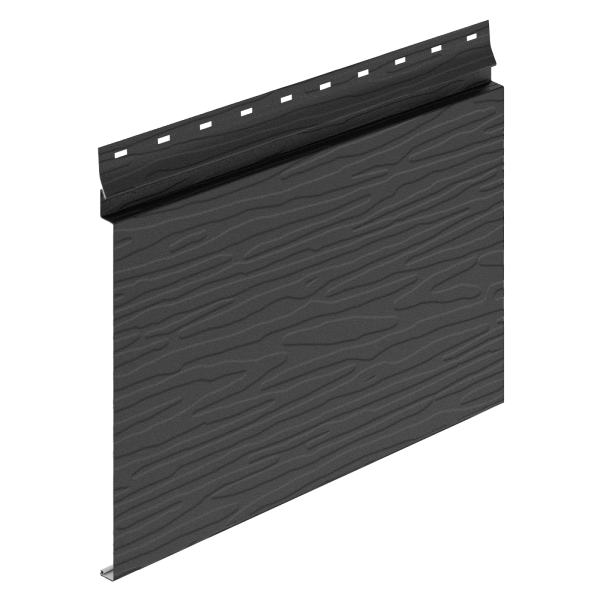 Металлический сайдинг Aquasystem Скандинавский брус Модерн широкий Матовый