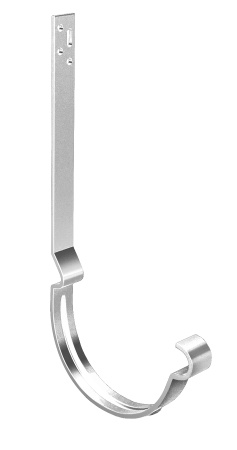 Крюк крепления желоба длинный 125 мм из стальной полосы Grand Line (125 Белый (RAL9003)  )