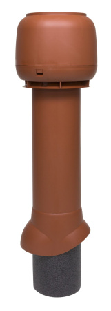 Вентиляционный выход изолированный Vilpe (Кирпичный (RAL8004) 125 700)