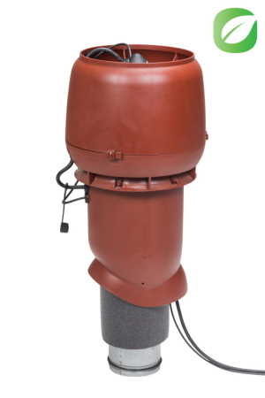 Кровельный вентилятор Vilpe ECo 190P  (Красный (RAL3009) 125 500)