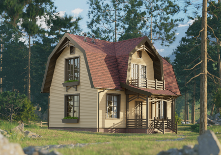 Мягкая кровля Docke Евразия (Eurasia) Лабиринт (Красный )