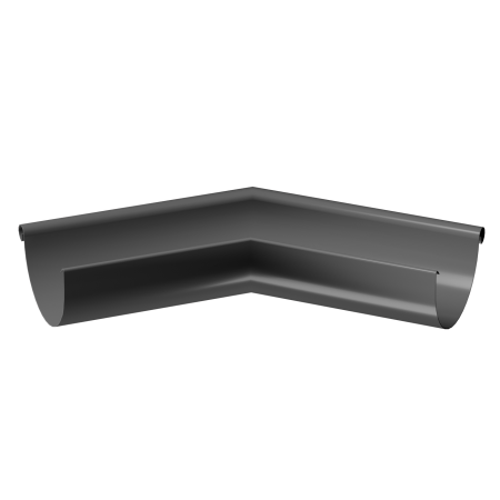 Угол желоба внешний 135° металлический Docke (125 Графит (RAL7024)  )