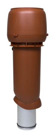 Вентиляционный выход изолированный Vilpe (Кирпичный (RAL8004) 160 700)