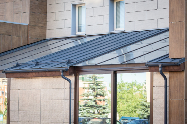 Фальцевая кровля Grand Line Двойной стоячий фальц Полиэстер (PE) 0.45мм