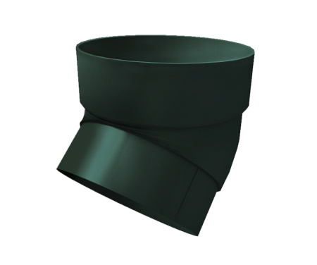 Колено трубы 45° пластиковое Grand Line (90 Зеленый (RAL6005) )