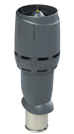 Вентиляционный выход изолированный Vilpe FLOW  (Серый (RAL7015) 160 700)