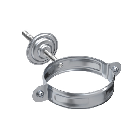 Декоративный хомут трубы под метиз Aquasystem (90 Цинк  )