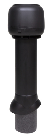 Вентиляционный выход изолированный Vilpe (Черный (RAL9005) 125 700)