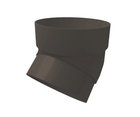 Колено трубы 45° пластиковое Grand Line (90 Графит (RAL7024) )