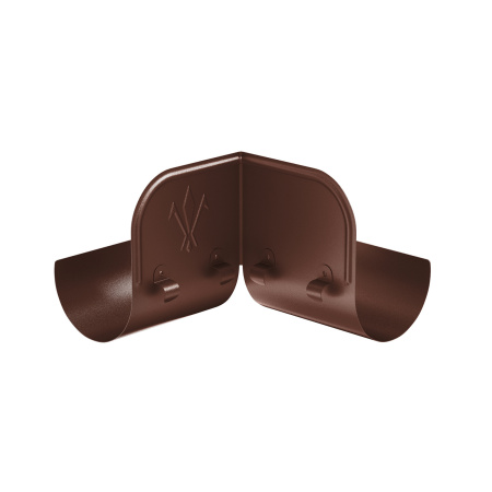 Ограничитель перелива угловой Aquasystem (125 Коричневый (RAL8017 MATT)  )