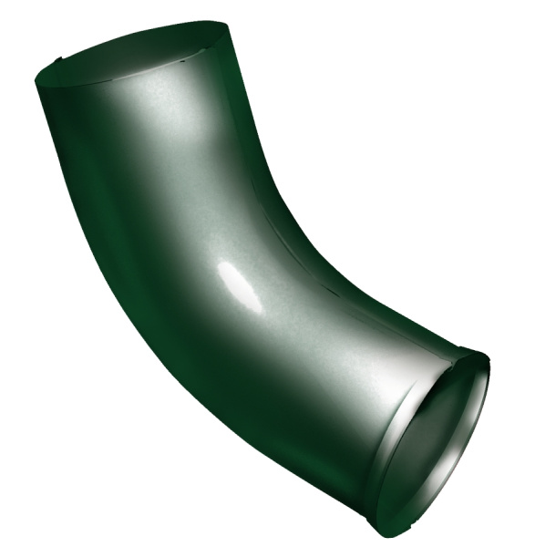 Колено стока (отвод трубы) металлический Grand Line