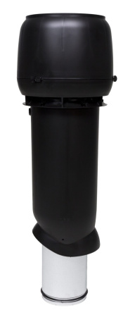 Вентиляционный выход изолированный Vilpe (Черный (RAL9005) 160 700)