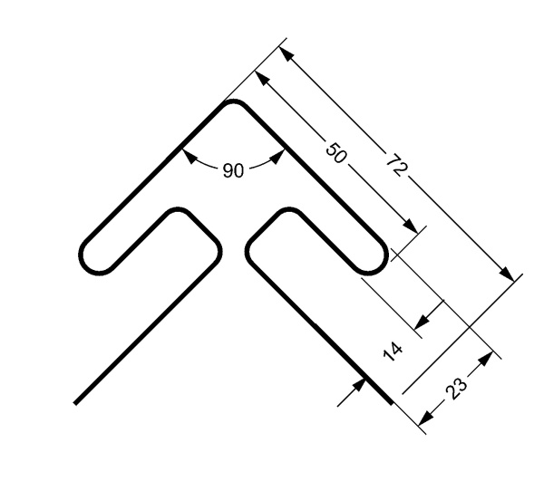 Угол наружный Slim Grand Line Угол наружный Slim Grand Line