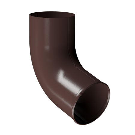 Отвод трубы металлический Docke (90 Темно-коричневый (RAL8019)  )