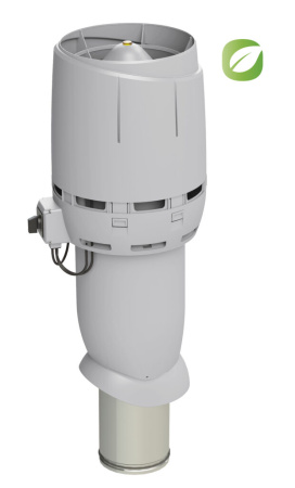 Кровельный вентилятор Vilpe FLOW ECo 160P  (Светло-серый (RAL7040) 160 700)